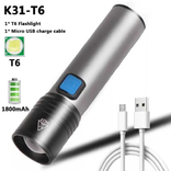 Ліхтарик ручний акумуляторний BL K31 USB CHARGE, фото №3