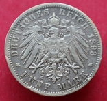 1893г, 5 марок, Баден., фото №5