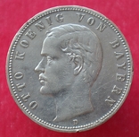 1906г, 5 марок, Бавария., фото №2