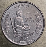 1/4 Доллара 2003(Алабама), фото №3