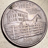 1/4 Доллара 2001(Кентуки), фото №3