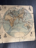 Карта мира 1900г, фото №3