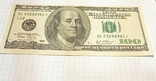 100 долларов США 2003, Банкнота замещения *.Не частая., фото №3