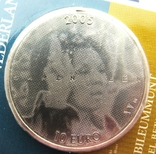 Нидерланды, 10 серебряных евро 2005 "25 лет правления королевы Беатрис", фото №4