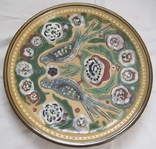 Декоративная тарелка " Голуби" ЛКСФ, 1975 г., автор Кичула Григорий, фото №11