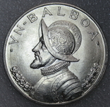 1 бальбоа 1947 г. Панама, серебро, фото №6