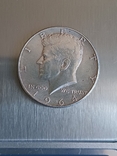 Пол доллара 1964 серебро, фото №4