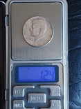 Пол доллара 1964 серебро, фото №6