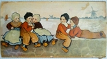 Етель Паркінсон 1868-1957 Діти граються на березі в Голландії, фото №2