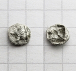 Фрако-Македонський регіон, срібний геміобол V ст. до н.е., 0.29г., фото №2