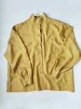 Красива стильна 100% шовкова сорочка блуза, оверсайз, Італія, фото №5