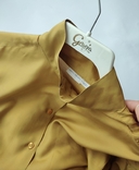 Красива стильна 100% шовкова сорочка блуза, оверсайз, Італія, фото №8