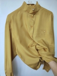 Красива стильна 100% шовкова сорочка блуза, оверсайз, Італія, фото №9