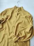 Красива стильна 100% шовкова сорочка блуза, оверсайз, Італія, фото №10