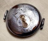 Старовинний годинник 50 мм з емальованим циферблатом, механічний, фото №5