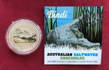 1 доллар 2013 год унция Австралийский морской крокодил Бинди, фото №5