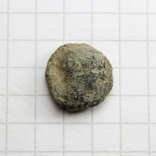 Антична монета (м.Метрополіс?), IV-ІІІ ст. до н.е. - Аполлон / бик, 1.63г., фото №7