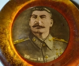 Плакетка/портрет "100-летия И.В.Сталина", 13 см, 70-е гг., фото №4