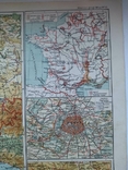 Антикварная карта 1927г. Франция, фото №5