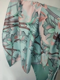 Шелковый платок с изображением цветов Лилий , made in Italy, фото №12