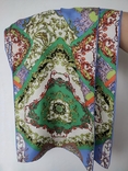 Шелковый палантин шарф платок, 100%шелк, шов роуль, photo number 2