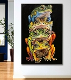 Картина олійними фарбами ‘‘жабенята’’, фото №2