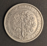 5 марок 1927 р. Веймарська республіка. Дубок, фото №3