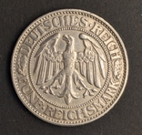 5 марок 1927 р. Веймарська республіка. Дубок, фото №6