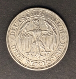 3 марки 1927 р. Веймарська республіка. Мейсен, фото №8