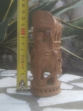 Слон со старинным howdah коллекционная прорезная статуетка Дерево Резьба ручная работа, фото №12