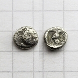 Карія, м.Міласа, срібний тетартеморіон, 420-390рр. до н.е., 0.31г., фото №2