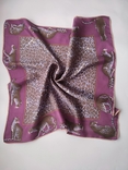 Шелковый шейный платок с леопардами Codello, фото №4