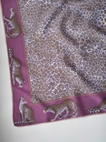 Шелковый шейный платок с леопардами Codello, фото №8