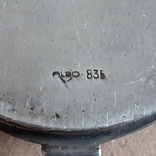 Серебряная табакерка. 835 пробы.ALBO. 19 век. 25 грамм.Германия., фото №9