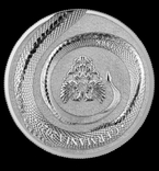 5 марок Германия 2020-Germania Mint-Фафнир-Дракон-Первая из серии-серебрo 1 Oz, фото №3