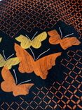Японское винтажное кимоно - хаори "Бабочки", фото №6