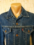 Куртка джинсова чоловіча LEVI STRAUSS коттон р-р М, фото №4