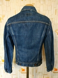 Куртка джинсова чоловіча LEVI STRAUSS коттон р-р М, фото №8