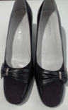 Туфлі жіночі замша-шкіра, 39 размер, GERONEA, фото №2