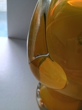 Винтажная ваза (60-е гг. 20-го века) жёлтого стекла, фото №3