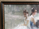 Картина С.Михайличенко "Юные балерины", фото №3