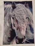 Вишита картина " Кінь", фото №2
