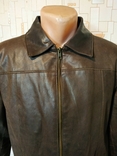 Куртка утеплена шкіряна YOORS унісекс натуральна шкіра p-p L, фото №5