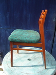 Деревянный мягкий стул из мебельного гарнитура (кабинетный винтаж).Румыния ,60-е г. ХХ в., фото №5
