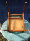 Деревянный мягкий стул из мебельного гарнитура (кабинетный винтаж).Румыния ,60-е г. ХХ в., фото №9