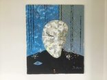 Картина, холст, акрил, "Портрет" Абстракция, 60 х 50 см., фото №2