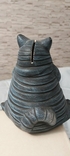 Керамическая статуэтка копилка керамика кот 1999, фото №8