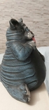Керамическая статуэтка копилка керамика кот 1999, фото №10