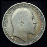 Великобритания шиллинг 1906 серебро, фото №2