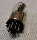 Лампа 6Н8С Цоколь Метал с Дырчатым Анодом., фото №11